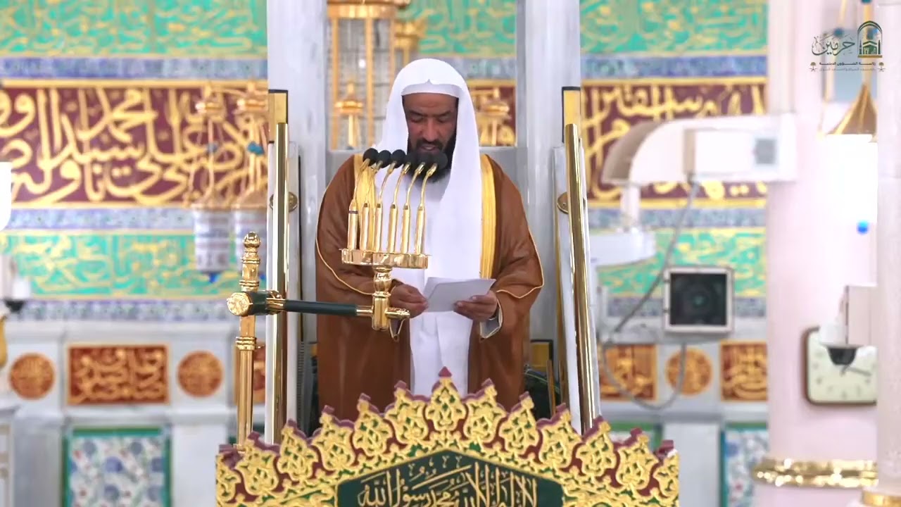 خطبة الجمعة من المسجد النبوي للشيخ عبدالله البعيجان 23 جمادى الأولى 1447هـ