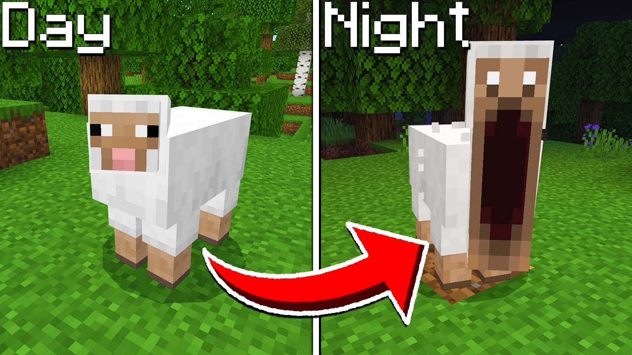 Minecraft Mobs Become Scary At NIGHT