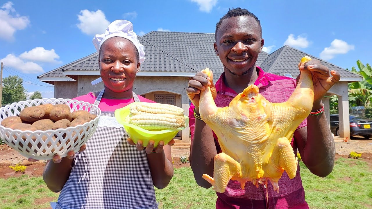 Grilled Chicken Showdown: My Husband Slays the Grill as I Rock the Traditional Countryside Cooking🍗🌽