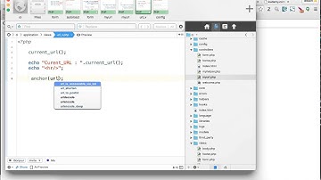 ใช้งาน current_url() และ anchor ()ใน Codeigniter Framework