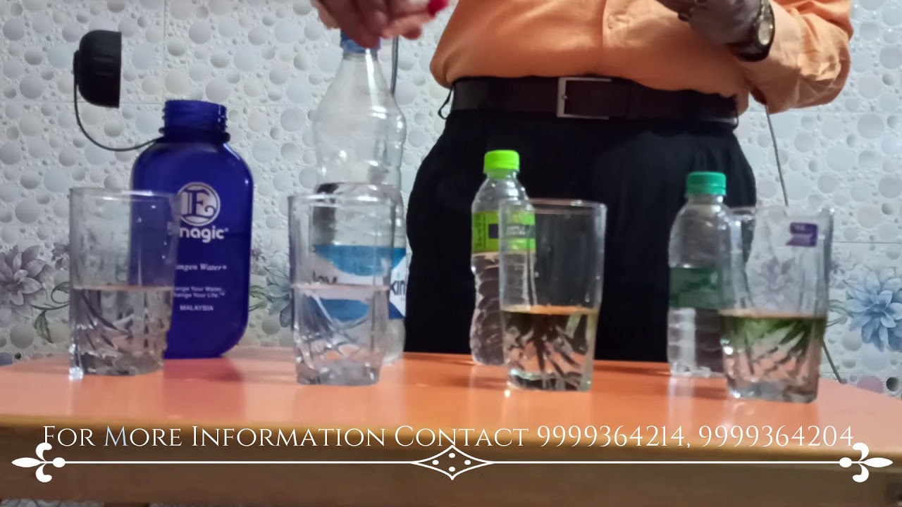 Kangen enagic water "different ph water test" ENAGIC PROVES TO BE
