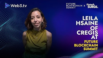 Leila Hsaine of Cregis at Future Blockchain Summit