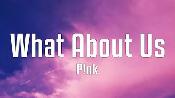 P!nk - What About Us (Lyrics)