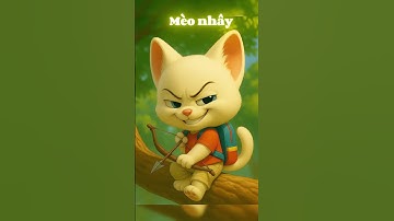 Mèo con bị lấy mất đồ chơi và quyết tâm giành lại từ mèo đen xấu tính  #shorts #cat #ai #meow #meo