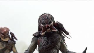 Video Review of the NECA Predators Series 2; Unmasked Berserker Predator