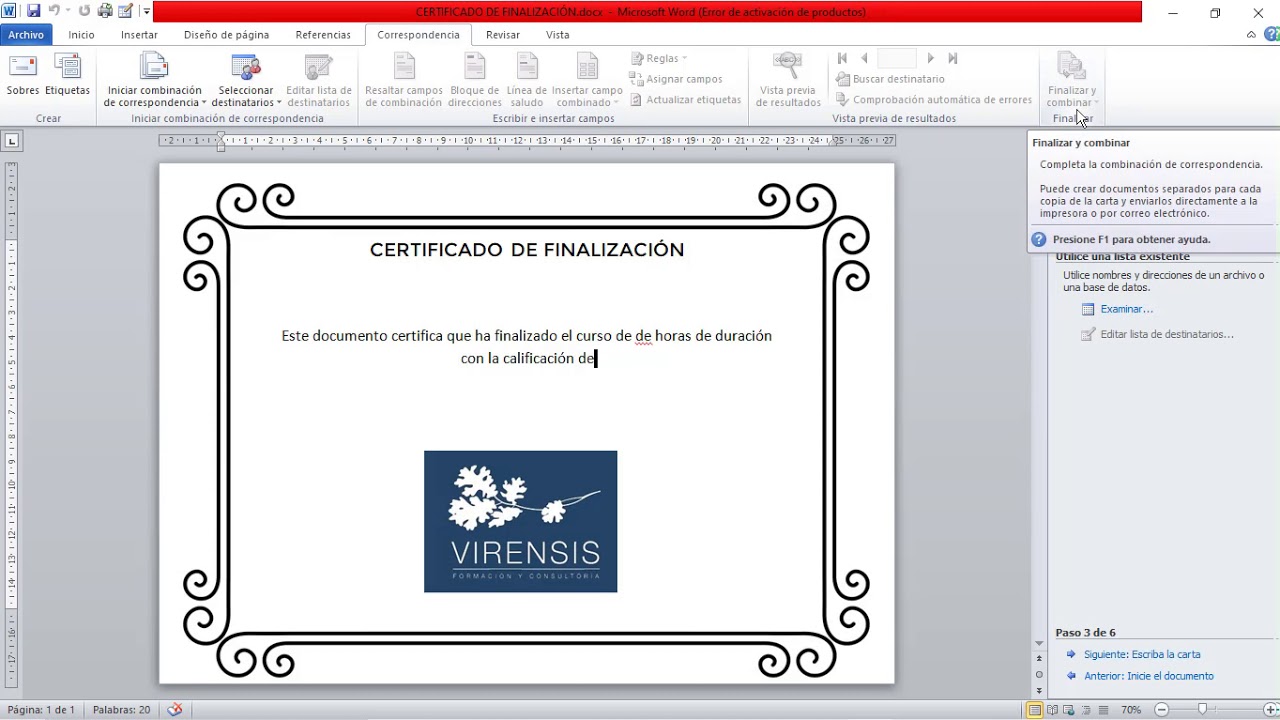Como Combinar Correspondencia En Word 2010 Paso A Paso Como Combinar Correspondencia En Word 2010 Paso A Paso