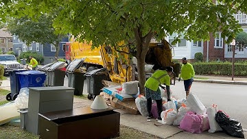 Capitol Waste Garbage Truck VS College Trash 