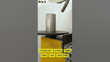 Stainless Steel Tank End Cap Welding on Nikit Engineers