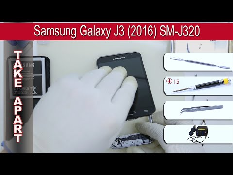 How to disassemble 📱 Samsung Galaxy J3 (2016) SM-J320 Take apart Tutorial