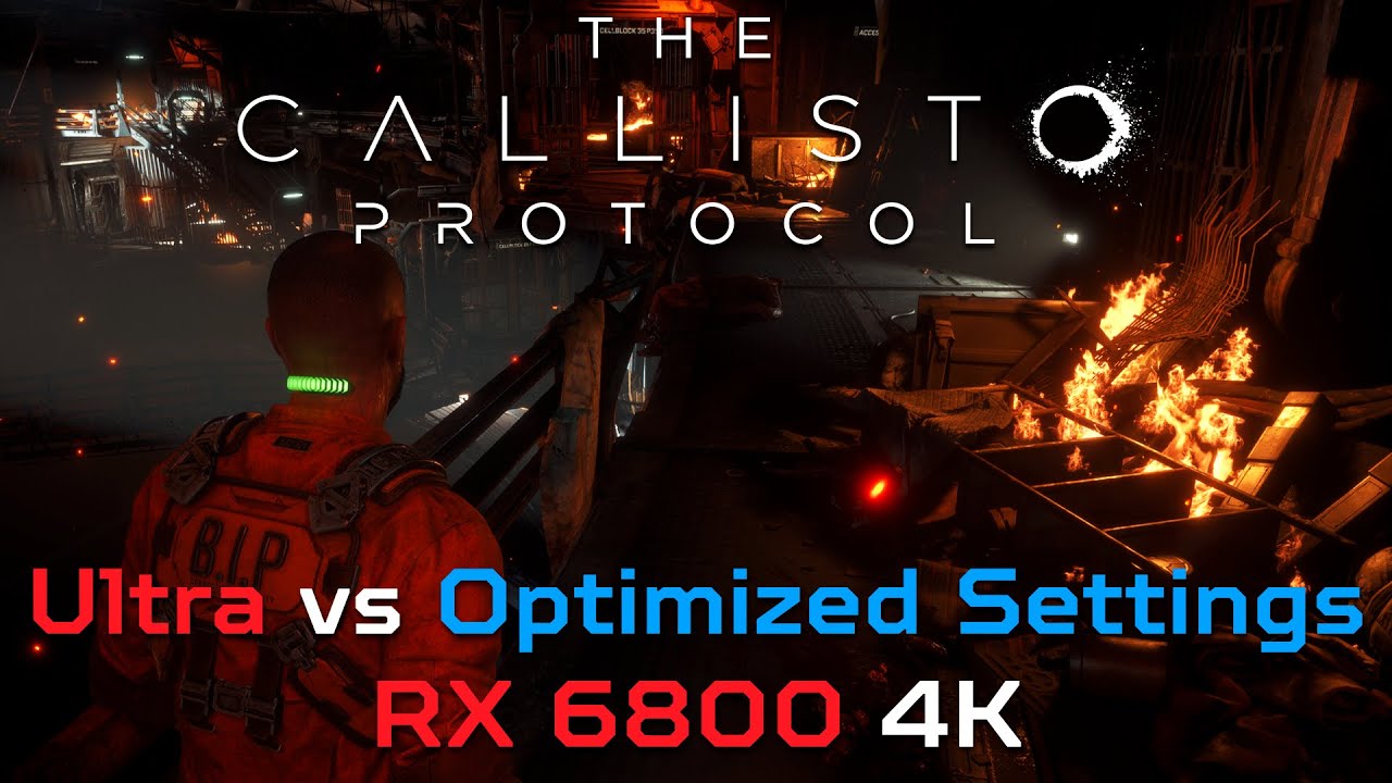 The Callisto Protocol: Ultra vs Optimized Settings - RX 6800 Performance