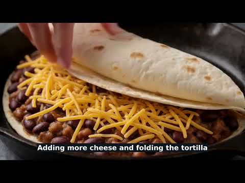 Loaded Black Bean & Corn Quesadillas recipe video thumbnail