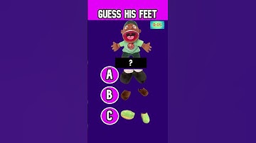 Guess Which Feet Belong To That SML Character #jeffy #supermariologan #sml