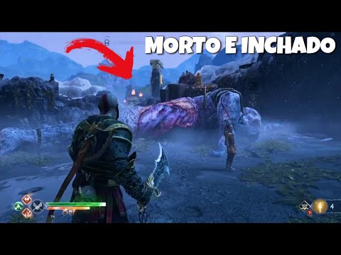 God of War - MORTO E INCHADO  Localizaçao - Todos os Mapas do Tesouro 