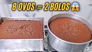 MASSA CHIFFON DE CHOCOLATE PROFISSIONAL FACIL