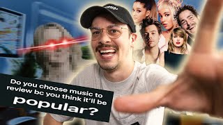 DO I ONLY REACT TO POPULAR ARTISTS?! | Q&A FOR 300K