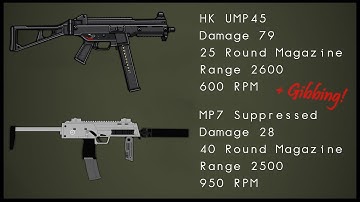 [SMG/Suppressed SMG] HK UMP45 & HK MP7 Custom Script +Gibbing