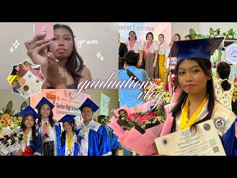 GRADUATION VLOG 🎓 baccalaureate mass, grwm, self-shoot studio, ceremony and a little lookback