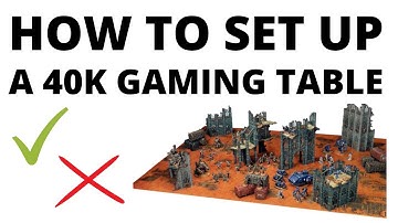 How to Set Up a Warhammer 40K Gaming Table for 10th Edition