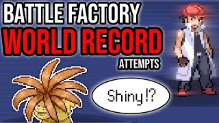 SHINY ACTION? Battle Factory WORLD RECORD Attempts! | Pokemon Emerald