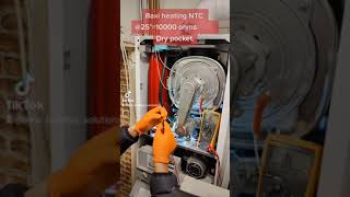 Baxi Duotec E20 fault code NTC thermistor check and replacement, Boiler sensor NTC Thermistor Resimi