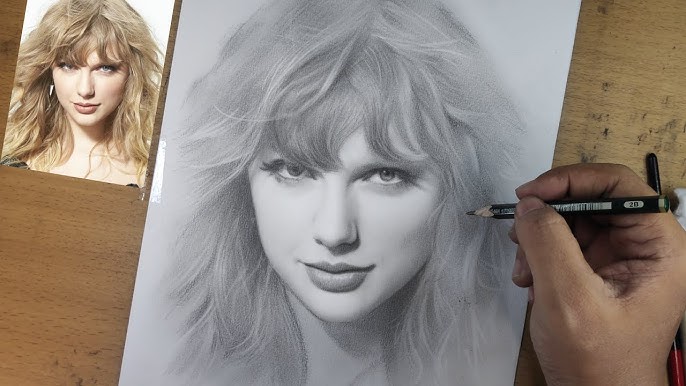 Taylor Swift [Colored pencil drawing] — Steemit