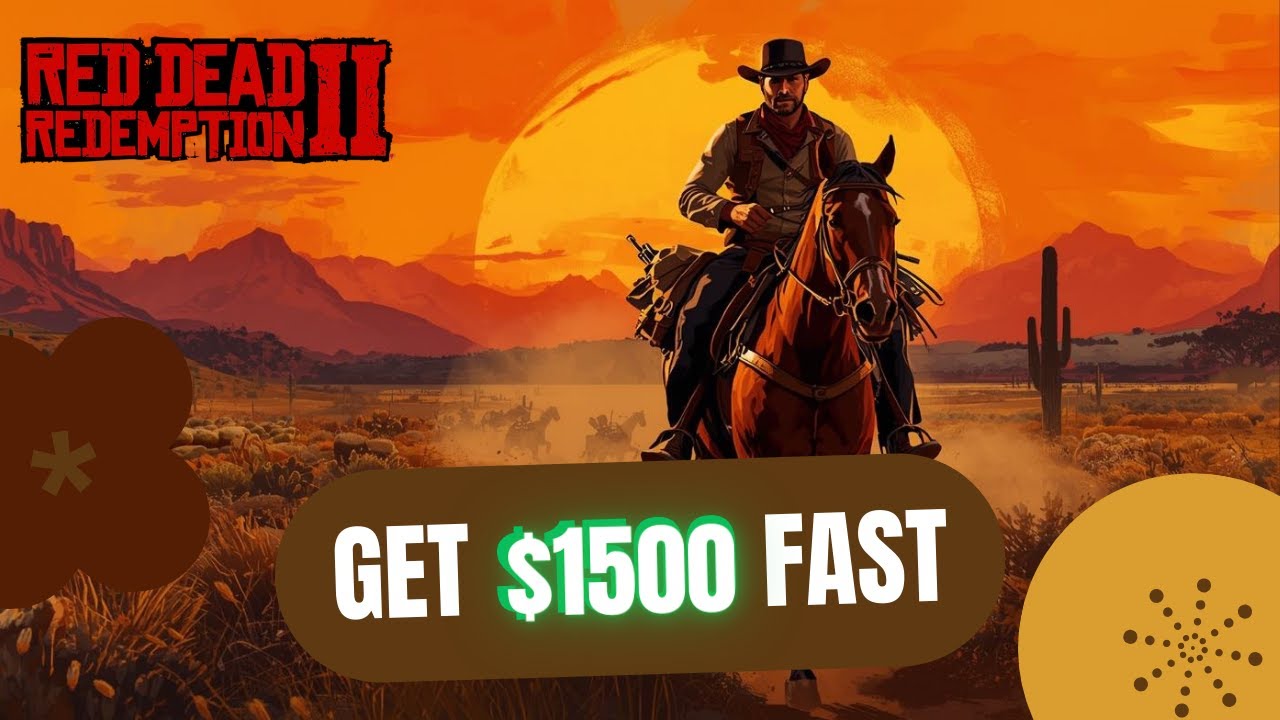 How to get RICH in 1 minute RDR2 - YouTube