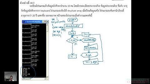 Computer Programming Lecture 10 Part2( ตัวแปรโครงสร้าง Structure ในภาษา c)