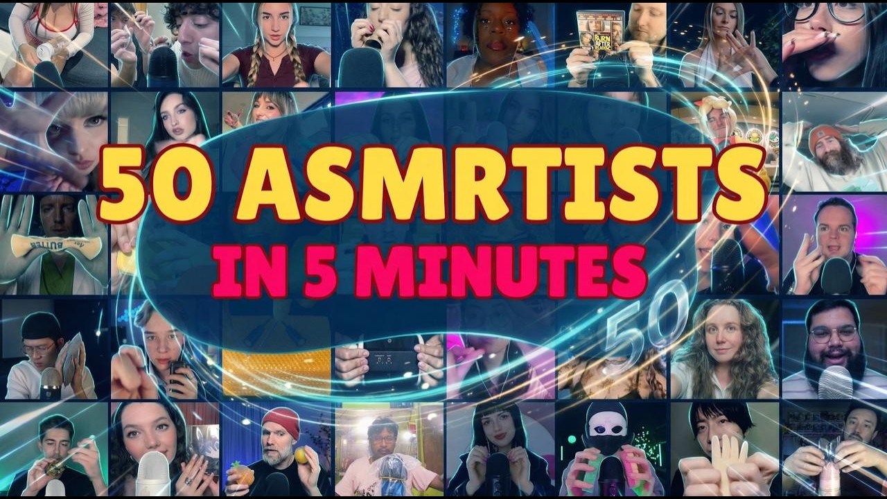 50 ASMRTIST In 5 Minutes | ASMR Fast Compilation - YouTube