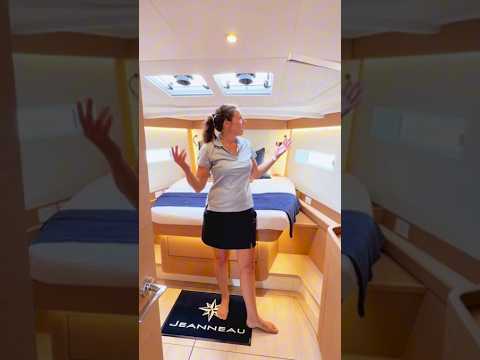 ⁣Would You Wake Up Here? | Jeanneau Sun Odyssey 455 Master Cabin Tour