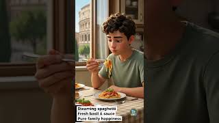 POV: Morning croissants to night lasagna with Italian family #italianfood #familymeals #asmrfood