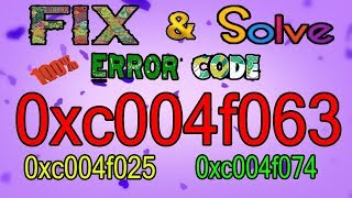 FIX ACTIVATE WINDOWS 0XC004F063 ERROR || activation product key\\ WINDOWS 7