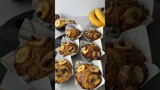 Softest Banana Muffins in 30 minutes