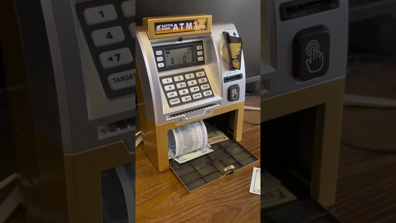 Mini ATM Piggy Bank for Kids Toy 