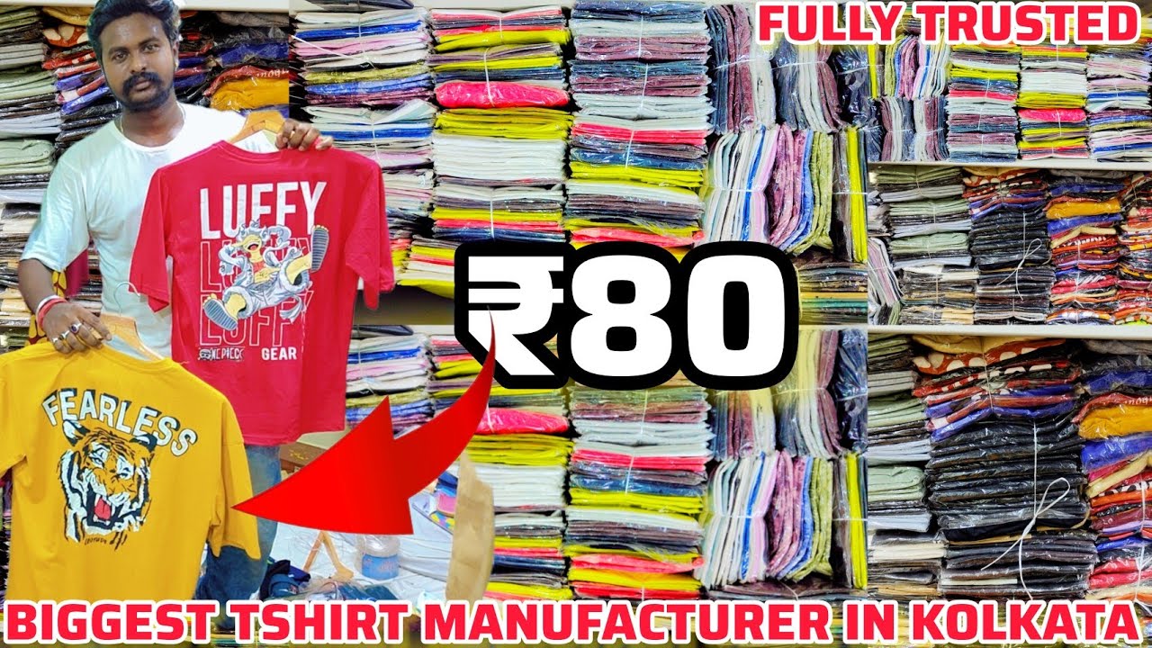 Branded Tshirt Wholesale |Premium Tshirt wholesale market in kolkata |Kolkata Barabazar