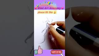 How to draw a Couple Kissing Easy Step by Step