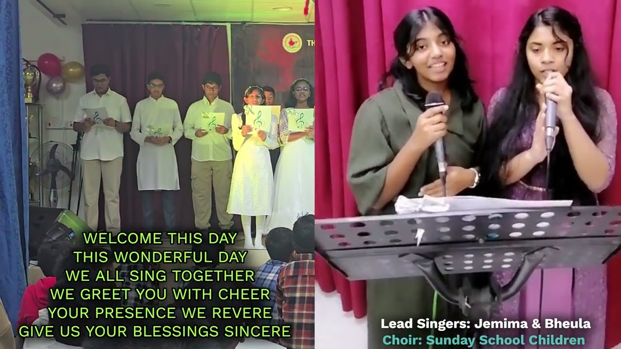 WELCOME SONG|Give us Your blessings|Rio Fernandes|Jessy Benzey|Cover-IPC Ahmadi SundaySchoolChildren
