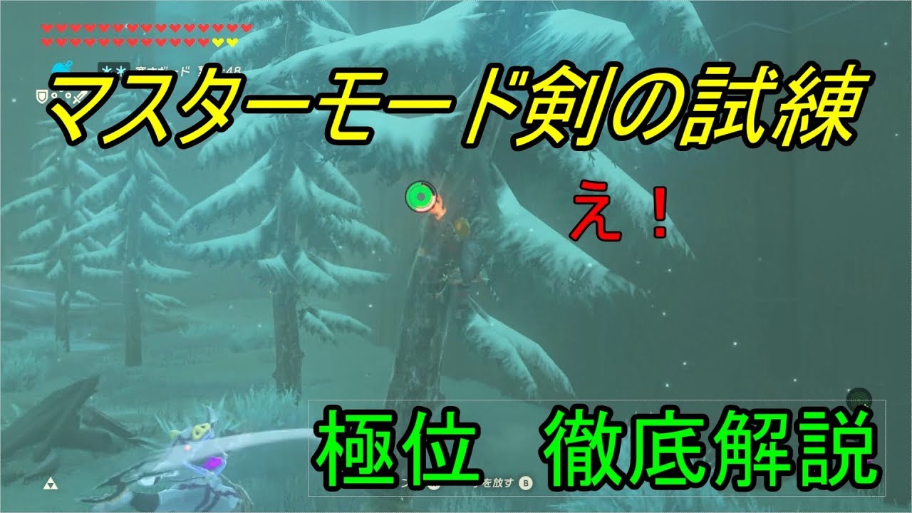 ゼルダの伝説 04マスターモード剣の試練 極位 超初心者向け徹底解説 ブレスオブザワイルド Youtube