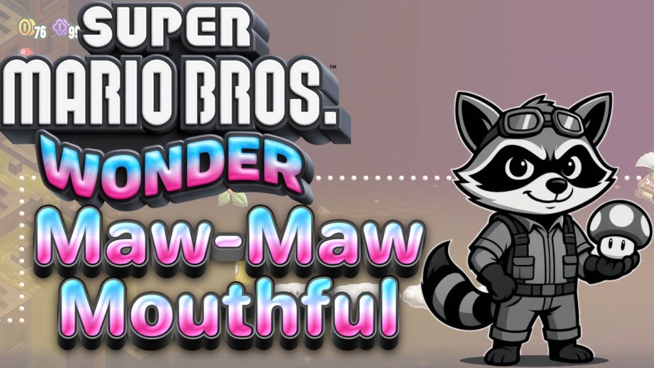 🎮 Super Mario Bros. Wonder – Petal Isles - Maw-Maw Mouthful - ⭐⭐