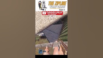 The Zipline Trap Base / Part 7 #cableguyrust #rust #rustpcgame #rustgame #rustgameplay