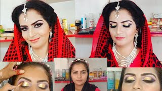 Waleema Baridal Makeup Look Tatorial Step By Step.by Pari Khan