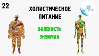 Холистическое питание - часть 22 (важность энзимов) 🇷🇺
