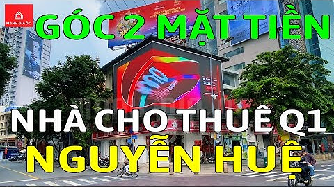 Cho thuê nhà mặt tiền QUẬN 1, GÓC 2MT 12 NGUYỄN HUỆ & NGÔ ĐỨC KẾ, P.Sài Gòn-NH12