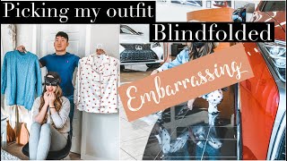 PICKING MY OUTFIT BLINDFOLDED | Mariam Hamdoun