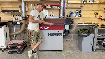 #MWShoptalk  |  Hammer HS 950 l Oscillating belt sander