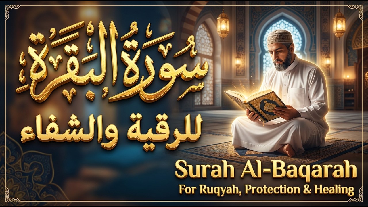 سورة البقرة كاملة للرقية والراحة النفسية | تلاوة تريح الأعصاب 🎧 Surah Al-Baqarah