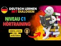 Deutsch lernen mit Dialogen - Niveau C1 - Hörtraining