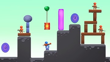 Bazooka Boy - All Levels Gameplay Android, iOS