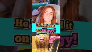 Gingy's reaction to getting instantly deleted by Peanut's test fire 🤣🎯 #ProximityChat #FunnyShorts