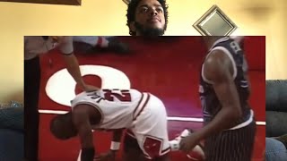 LeBron Fan Reacts To When A ROOKIE Shaq Tried To BULLY Michael Jordan !