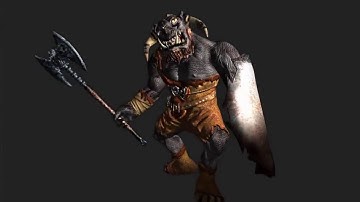 Unity 3d Orc Preview HD